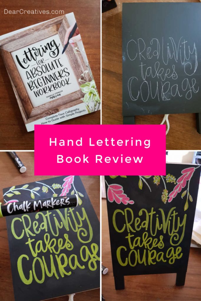 Lettering For Absolute Beginners Workbook - Review and how you can use the book to learn hand lettering. DearCreatives.com