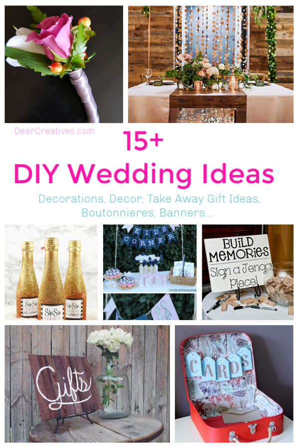 31 DIY Wedding Decoration Ideas You Can Easily Master 