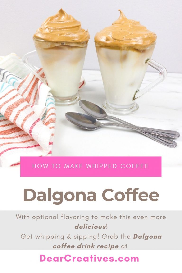 Dalgona Coffee – DIY Whipped Coffee Drink