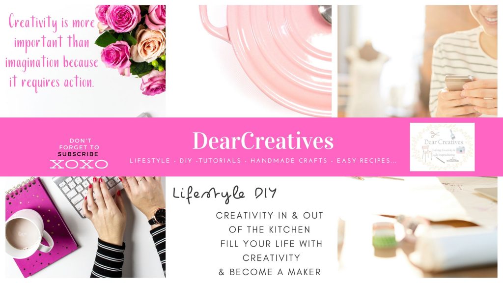 DearCreatives.com - YouTube Channel - Lifestyle, DIY, Crafts, Easy Recipes and unboxings and product reviews...