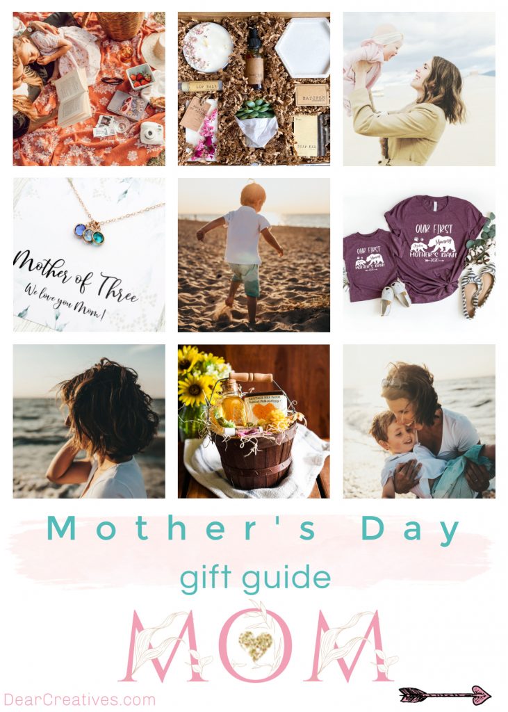 Mother's Day Gift Guide - Gifts for mom, gifts for grandma, grab these and more Mother's Day gift ideas at DearCreatives.com