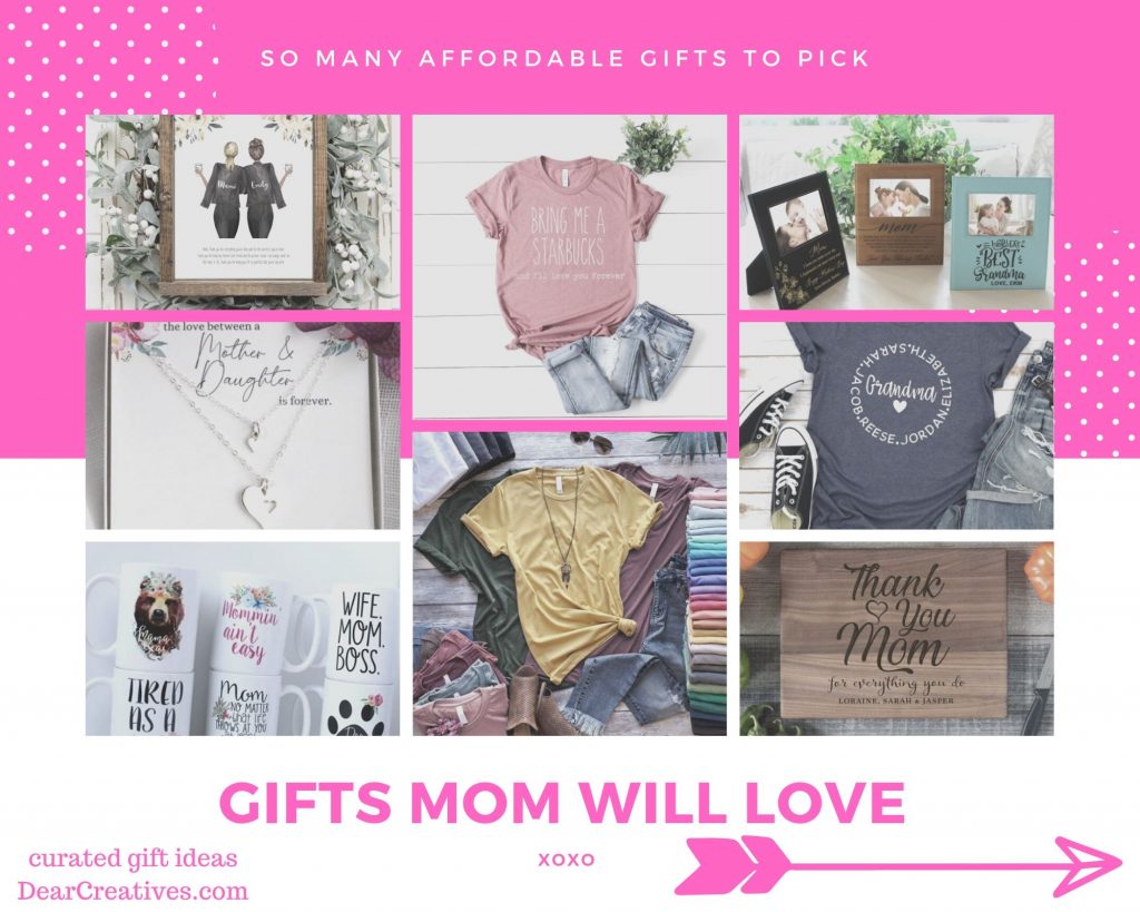 Mother's Day Gift Ideas -  Gifts She'll Love! - Dear Creatives