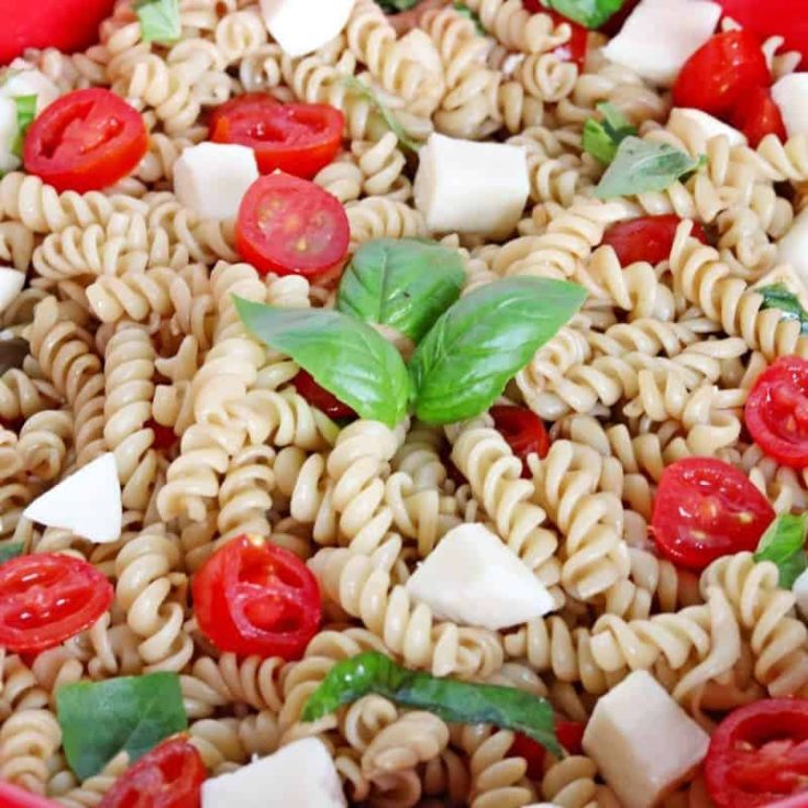 Image for Easy Caprese Pasta Salad 