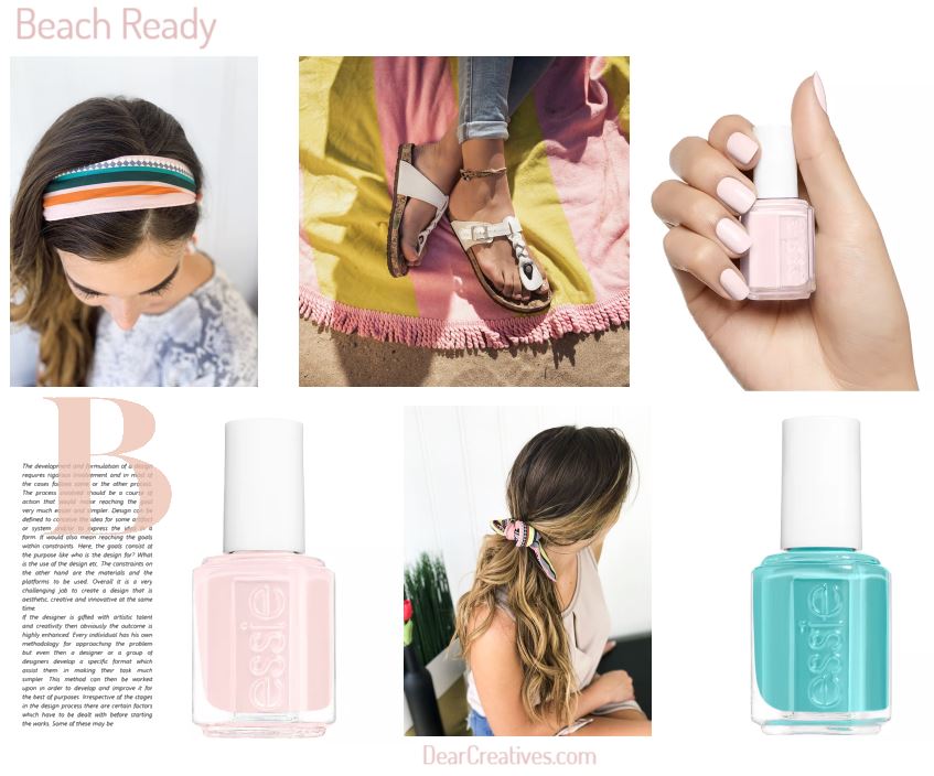 Be ready for the beach with these beauty items and list of must haves for the beach. DearCreatives.com