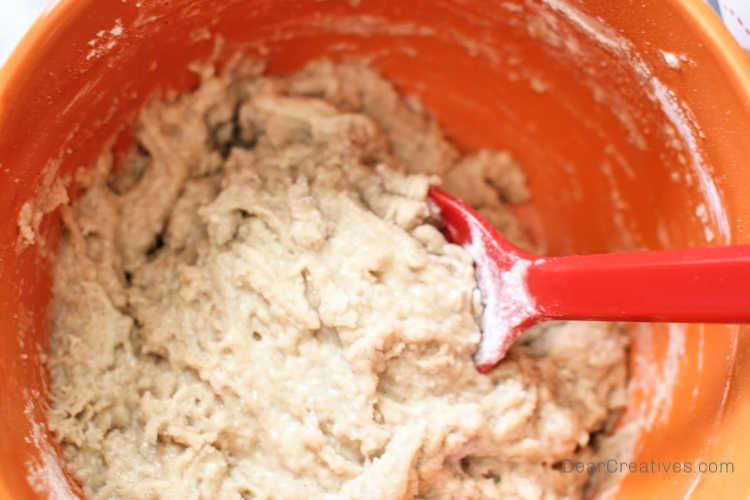 blueberry bread batter before the blueberries are added- © DearCreatives.com