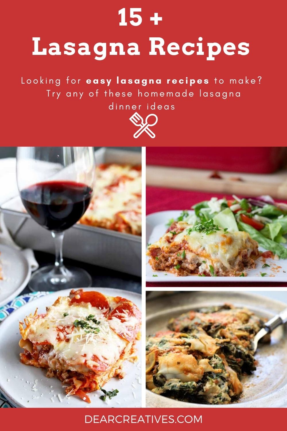 Recipes For Lasagna – 15+ Family’s Favorites!