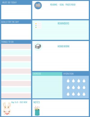 Free Daily Planner Printables For Back To School Dear Creatives