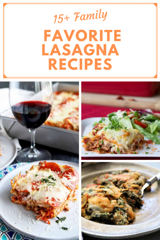 Pick from 15+ Lasagna Recipes - These recipes for lasagna will become family favorites! #LasagnaRecipes #RecipesforLasagna #comfortfood