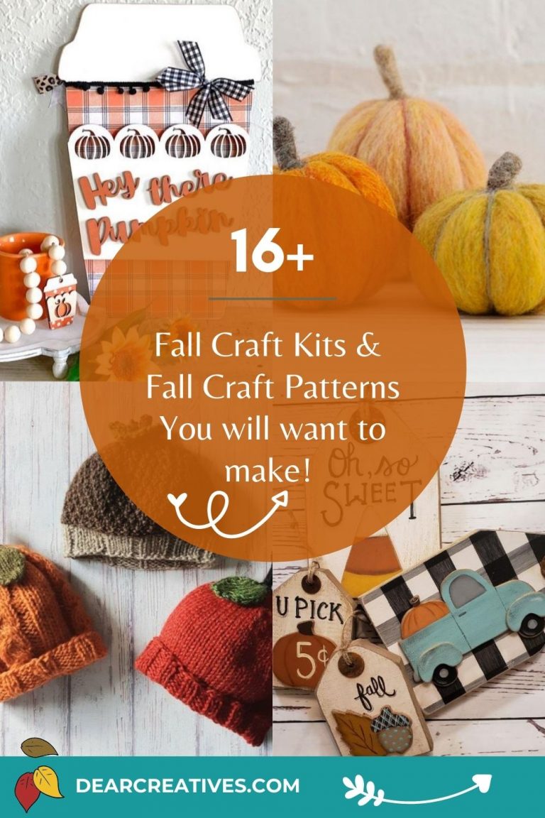 16+ Awesome Fall Craft Kits And Craft Patterns To Make