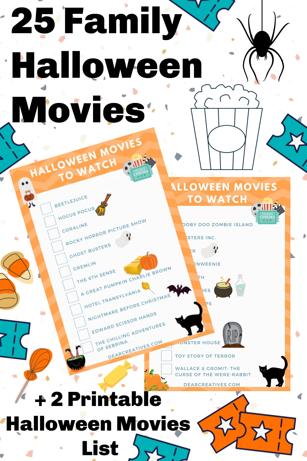 Family-Halloween-Movies-A-list-of-Halloween-movies-for-Families.-Plus-2-page-printable-list-of-Halloween-movies-to-watch-DearCreatives.com