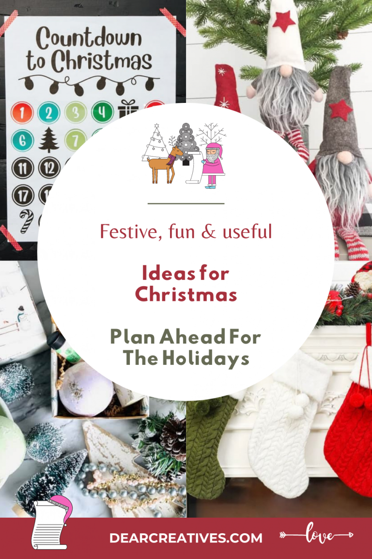 Planning Ahead For The Holidays - Make a wish list, shop for ideas, know sizes you need, shop for something festive, fun and useful. See what's already trending for the holidays! DearCreatives.com
