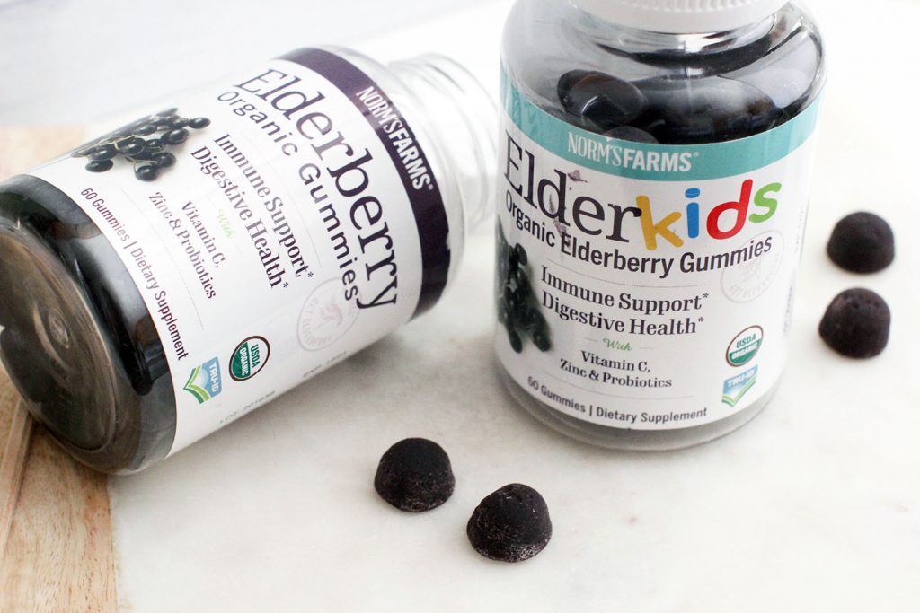 Norm's Farms Elderberry Organic Gummies for adults and kids - are a way to boost your immune system... © DearCreatives.com