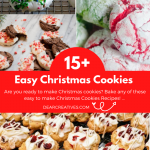 Are you looking for Christmas cookie recipes to make_ Bake 15+ EASY Christmas Cookies - DearCreatives.com #easyChristmascookies