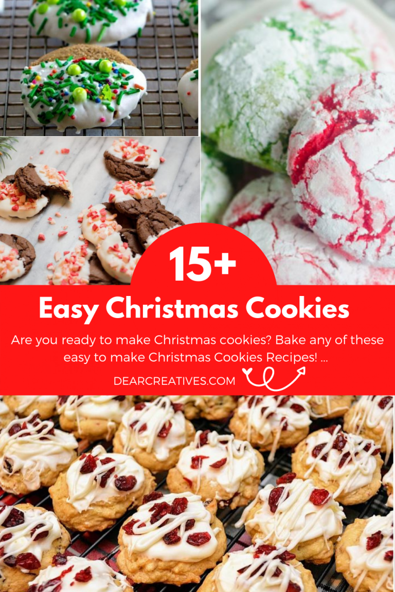 Easy Christmas Cookies – 15+ Recipes To Bake!