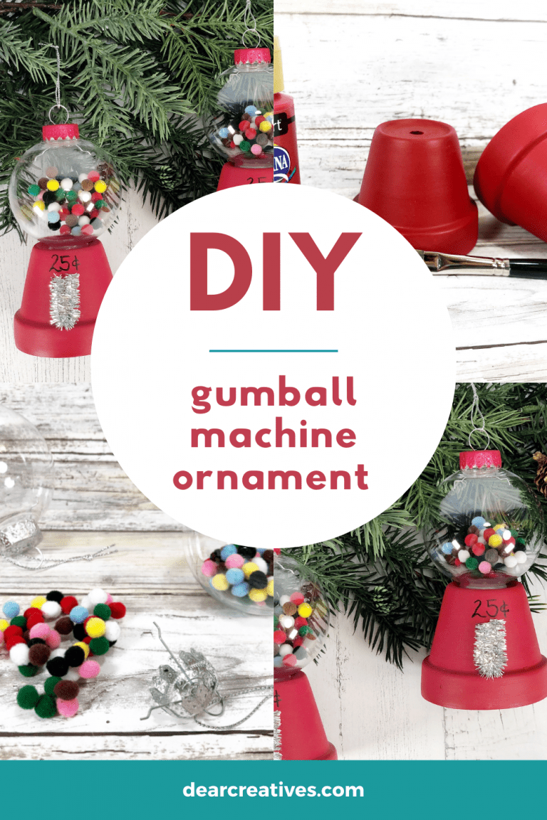 DIY Gumball Machine Ornaments