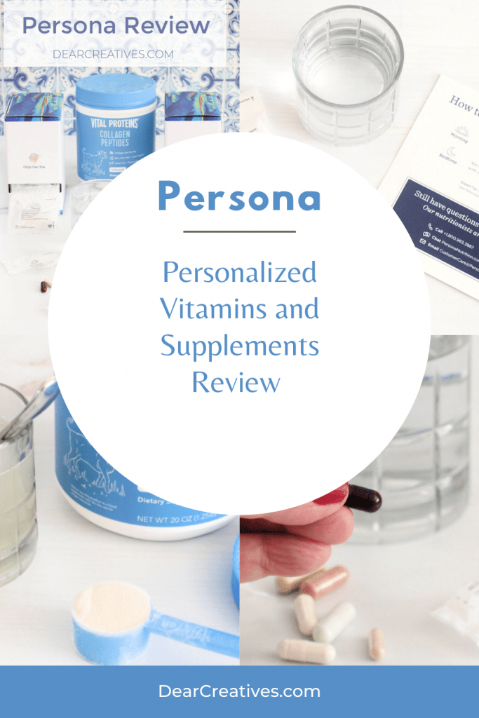 Personalized Vitamins and Supplements - Healthy Living Tips - Persona delivers your supplements and vitamins packaged right to your doorstep from Persona. Find out more - DearCreatives.com