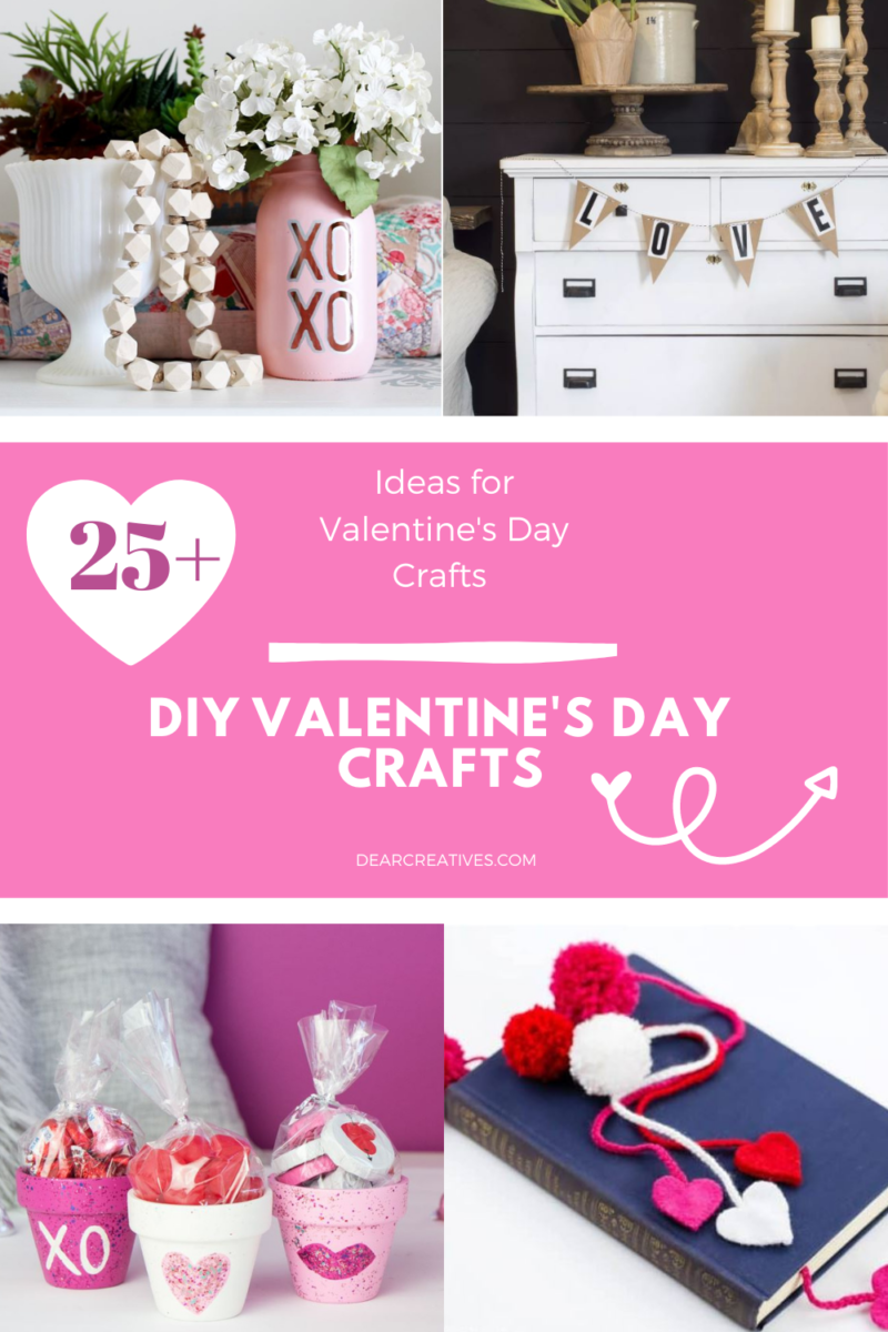 DIY Valentine's Day Gift Basket For Her - DearCreatives.com