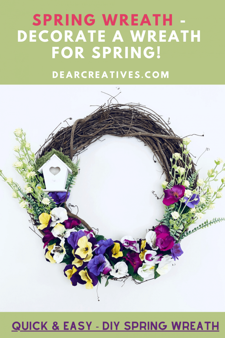 DIY Spring Wreath (Quick & Easy!)