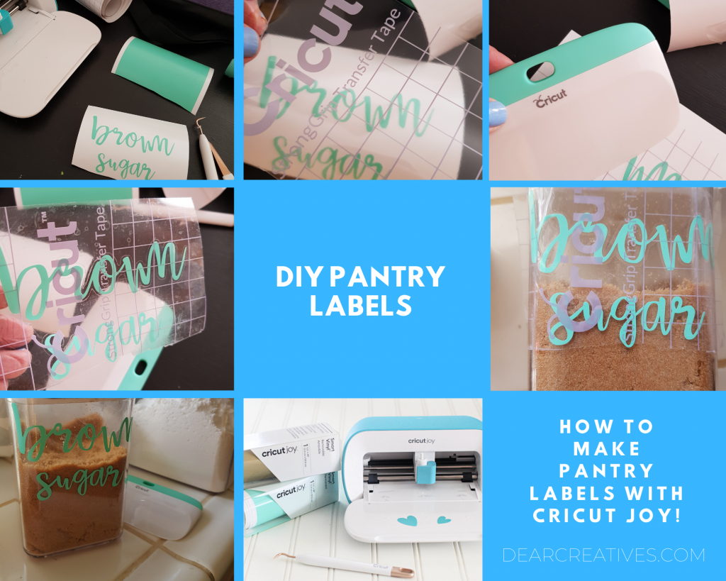 EASY DIY PANTRY LABELS WITH YOUR CRICUT