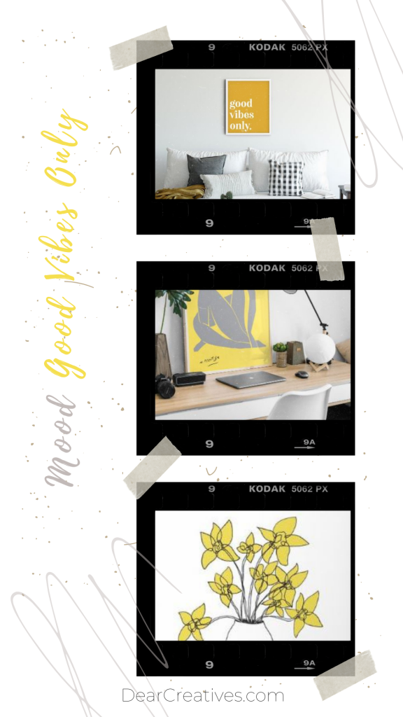Home Decor Ideas - Brighten up your home with the color combination of Patones color of the year for 2021 yellow and gray! - DearCreatives.com