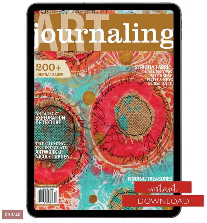 Instant Download on sale for Art Journaling Magazine