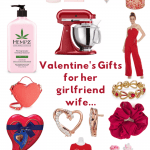 Valentine's Gifts for girlfriend, wife, her...Use these as Valentine's or for Galentine's Day... A variety of gifts she will love receiving. DearCreatives.com