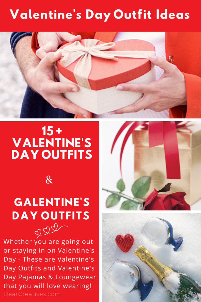 Whether you are going out or staying in on Valentine's Day - These are Valentine's Day Outfits and Valentine's Day Pajamas & Loungewear that you will love wearing! - Plus enter the #SheinForTheWin Giveaway! DearCreatives.com