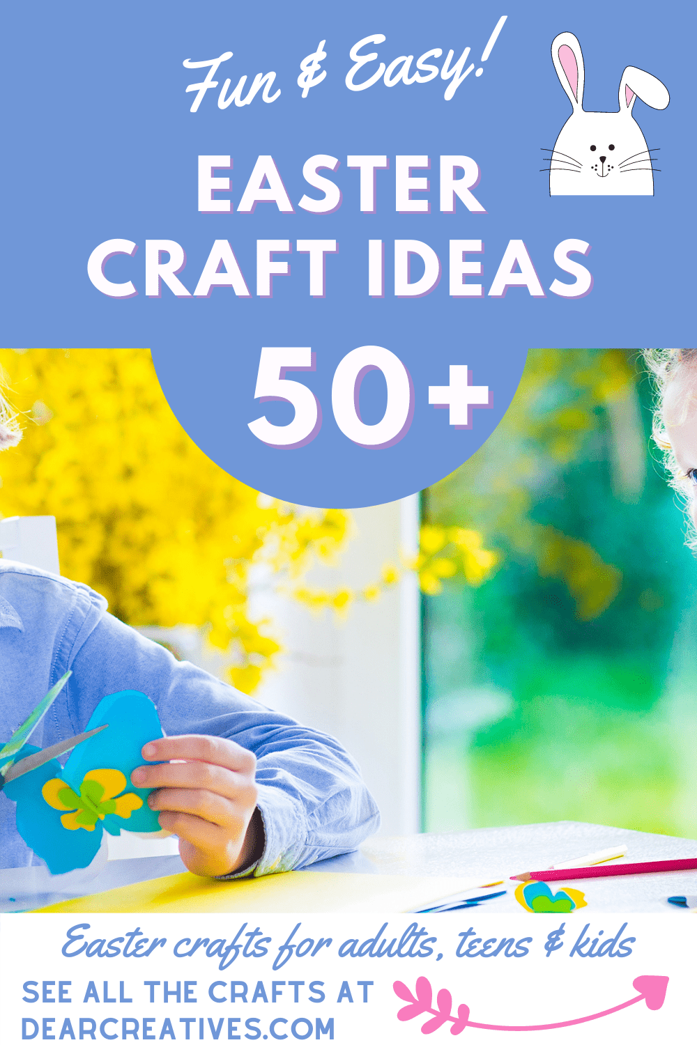 50+ Quick & Easy Kids Crafts that ANYONE Can Make! - Happiness is