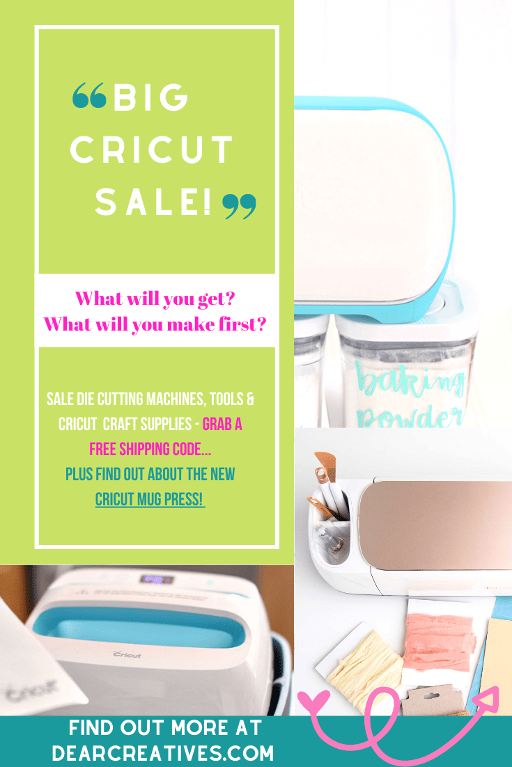 Big Cricut Sale & Announcement! Cricut Maker, Cricut Joy, Mug Press, and Supplies…