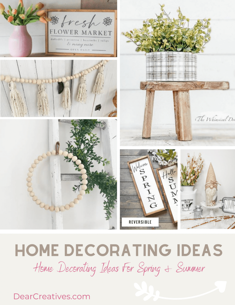 Home Decorating Ideas For Spring Summer - home decor styles for spring and summer by using... - DearCreatives.com