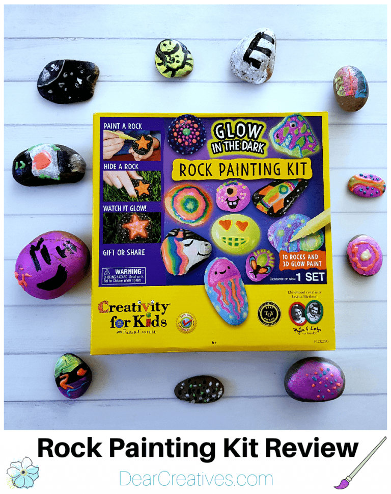 Rock Painting Kit Review (glow-in-the-dark)
