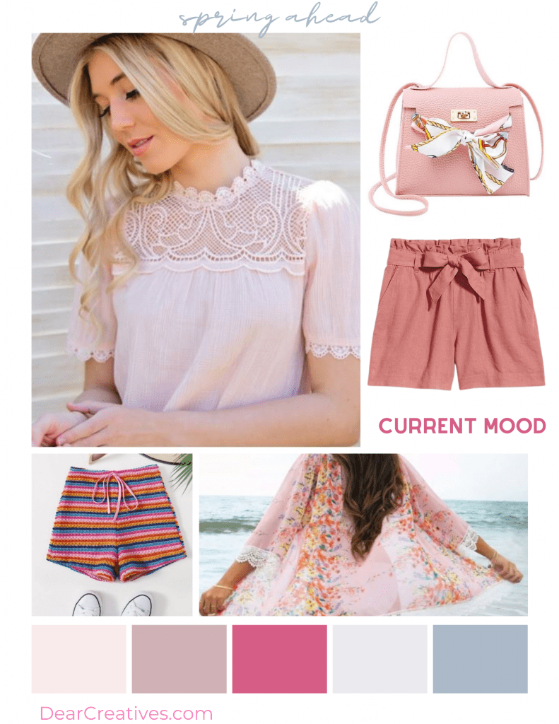 Spring Fashions - Ideas for what to wear this spring. DearCreatives.com