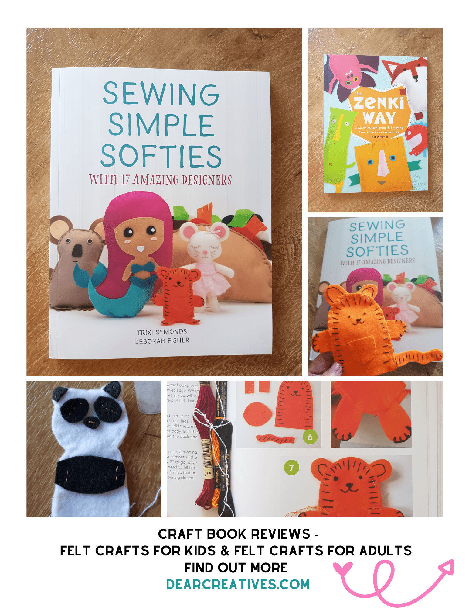 Craft Books Review - Sewing Simple Softies - Dear Creatives