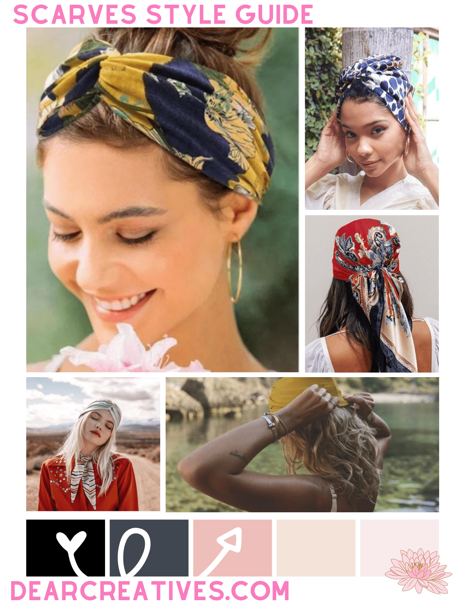 7 Ways To Wear Hair Scarves To Add Some Extra Quirkiness To Your Summer Hair  Routine