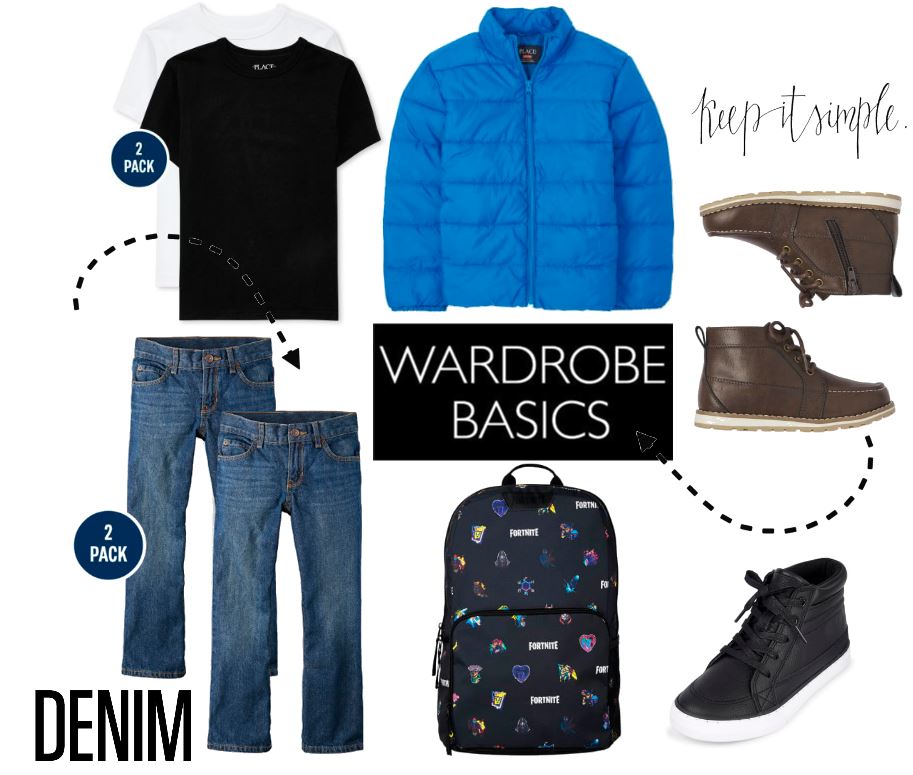 Wardrobe Basics For Boys - Back To School Clothes for Boys - Boys Outfit Ideas - DearCreatives.com