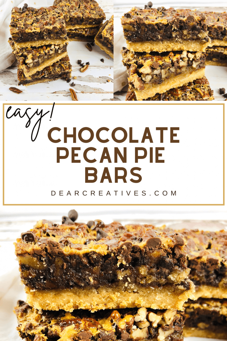 Chocolate Pecan Pie Bars – Easy To Make! Sweet Treat