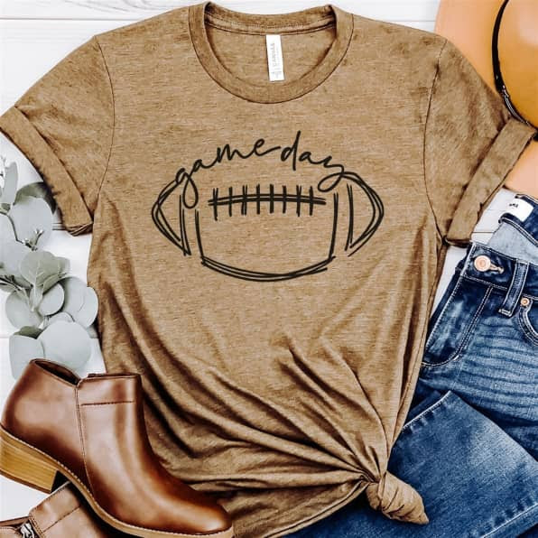Unisex game day graphic sports t-shirt