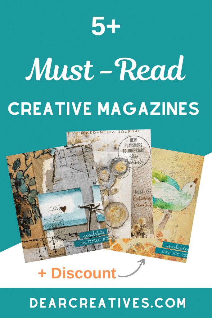 5+ Must-Read Creative Magazines To Inspire You This Fall and Winter. Find out more plus see what is on sale...DearCreatives.com