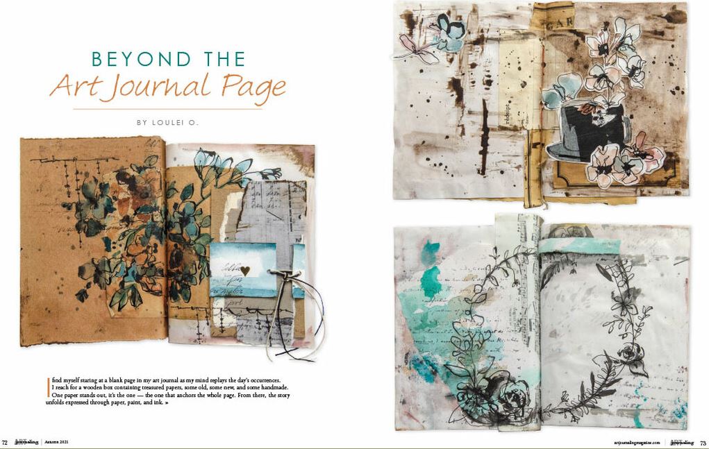 Art Journaling Magazine - Fall - Find out where to order, pre-order and get a discount on these creative magazines and more creative and inspirational magazines ... DearCreatives.com