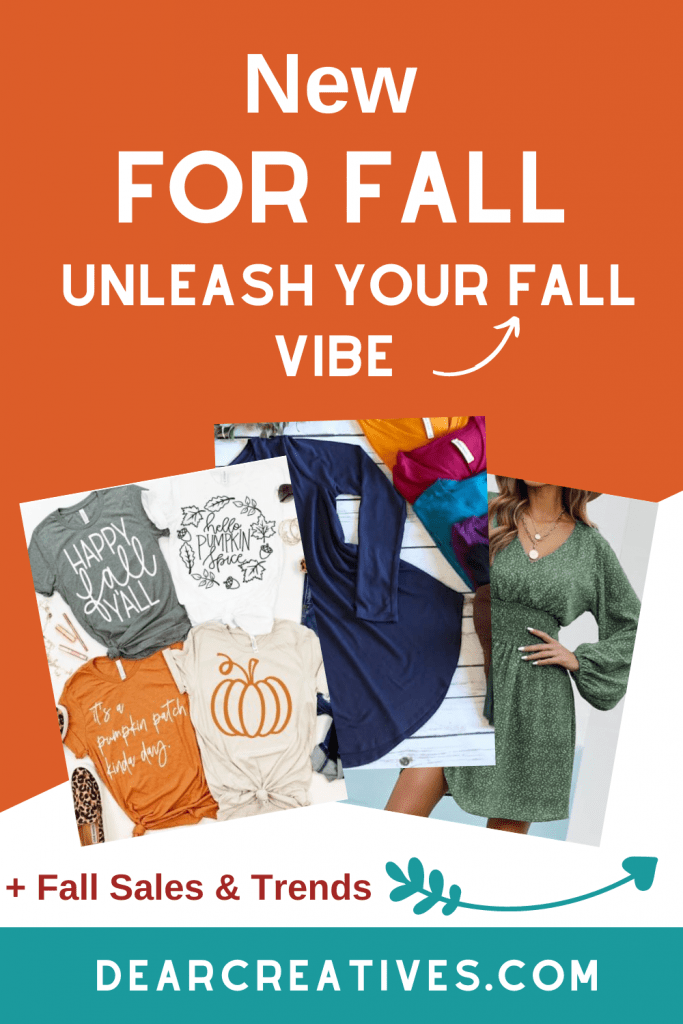 Cute Tee shirts, tunic shirts, clutch purses, dresses, sweaters, new collections of fall women's fashions... DearCreatives.com