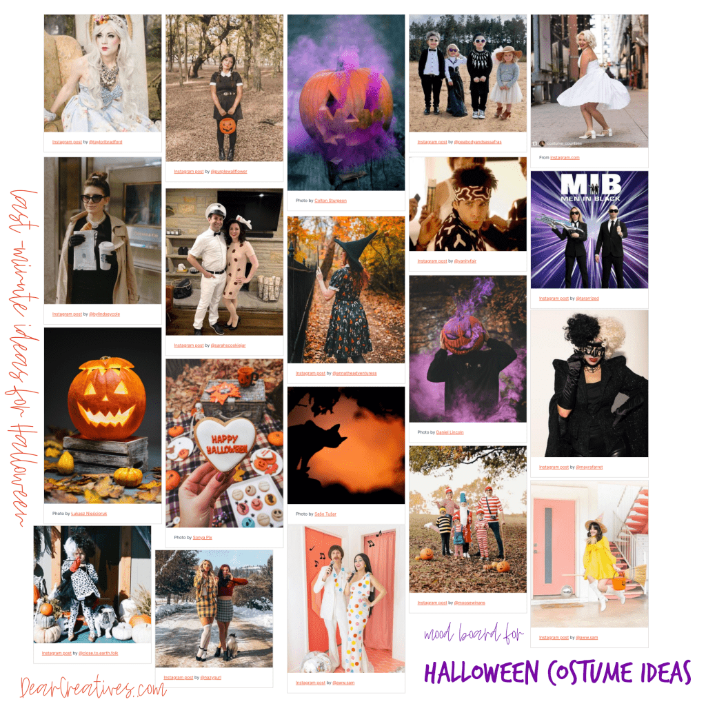 Last-Minute Ideas For Halloween Costumes - DearCreatives.com