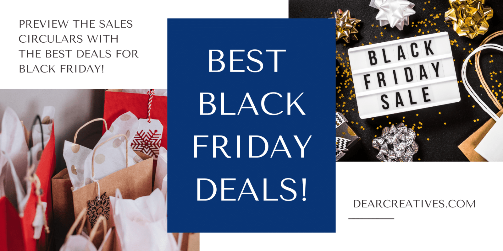 PreBlack Friday Sales & Black Friday Alert! Dear Creatives
