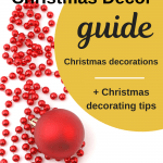 Christmas Decor - Guide to decorating for the holidays. Christmas decorations and Christmas decorating tips. DearCreatives.com