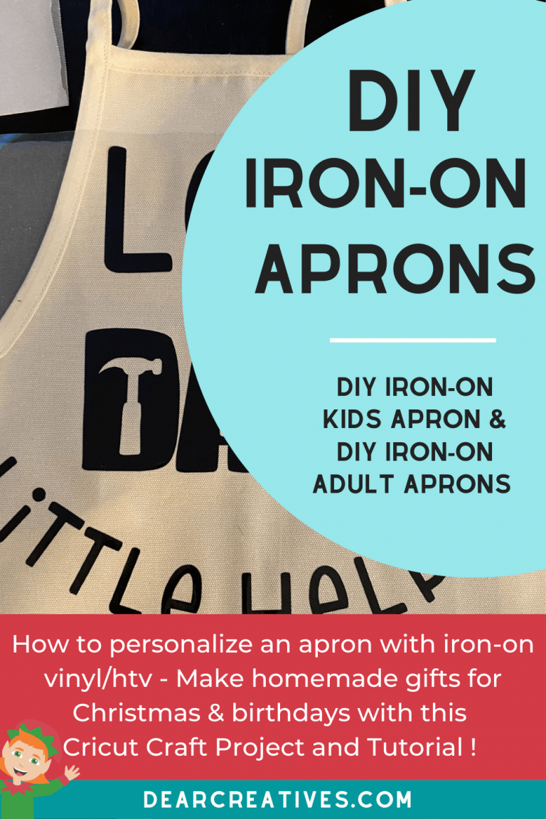 DIY Iron-On Apron – Personalize Aprons – Cricut Craft