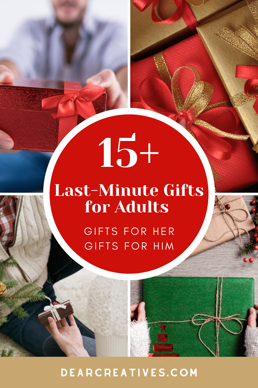 Last-Minute Gifts For Adults - 15+Ideas Him & Her - Dear Creatives