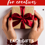 Last-Minute Gifts For Creatives - Gift ideas and stocking stuffers for creative people. See the gift list full of ideas at DearCreatives.com