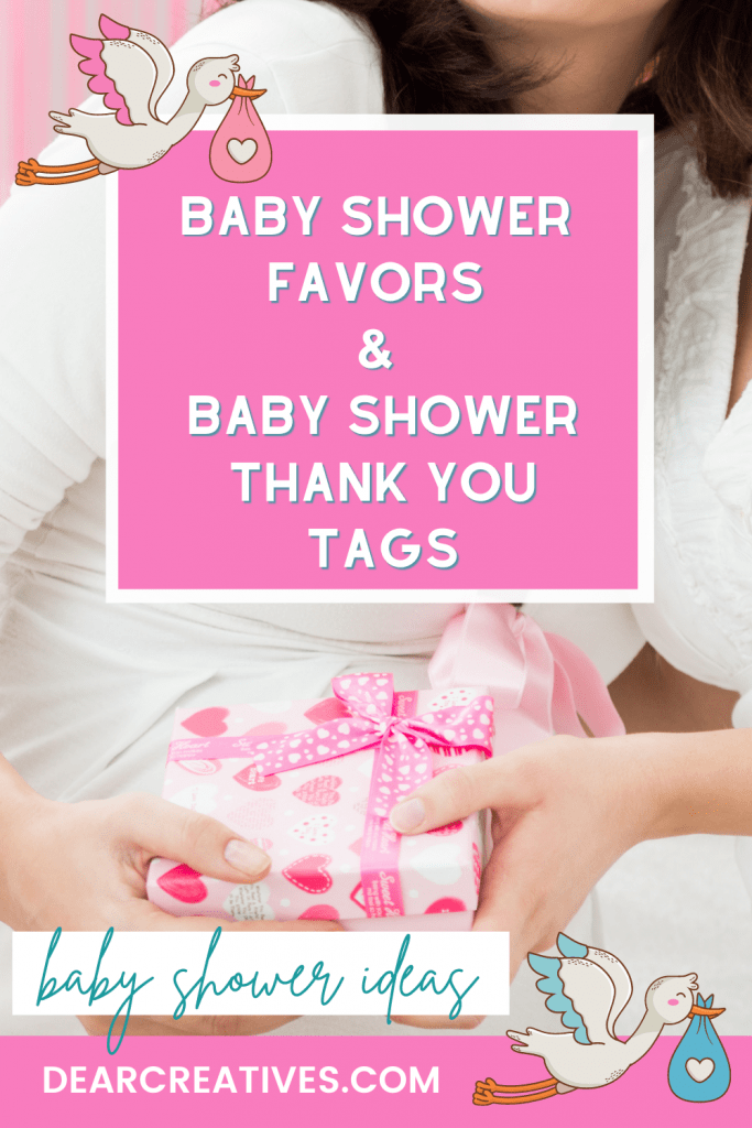 Baby Shower Favors and Baby Shower Thank You Tags - DearCreatives.com