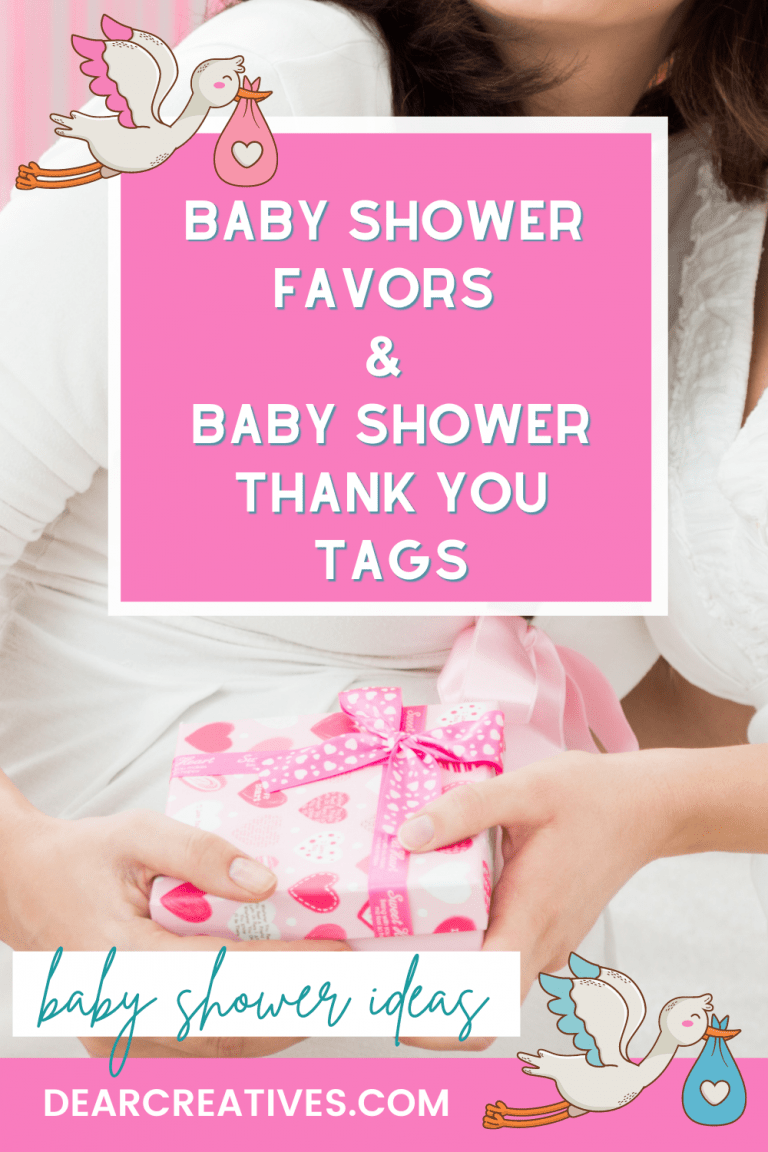 Baby Shower Thank You Tags & Baby Shower Favors