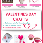 Valentine's Day Felt Crafts and Crafts To Make For Valentine's Day - PDF patterns, kits, garlands, ornaments, decor... DearCreatives.com