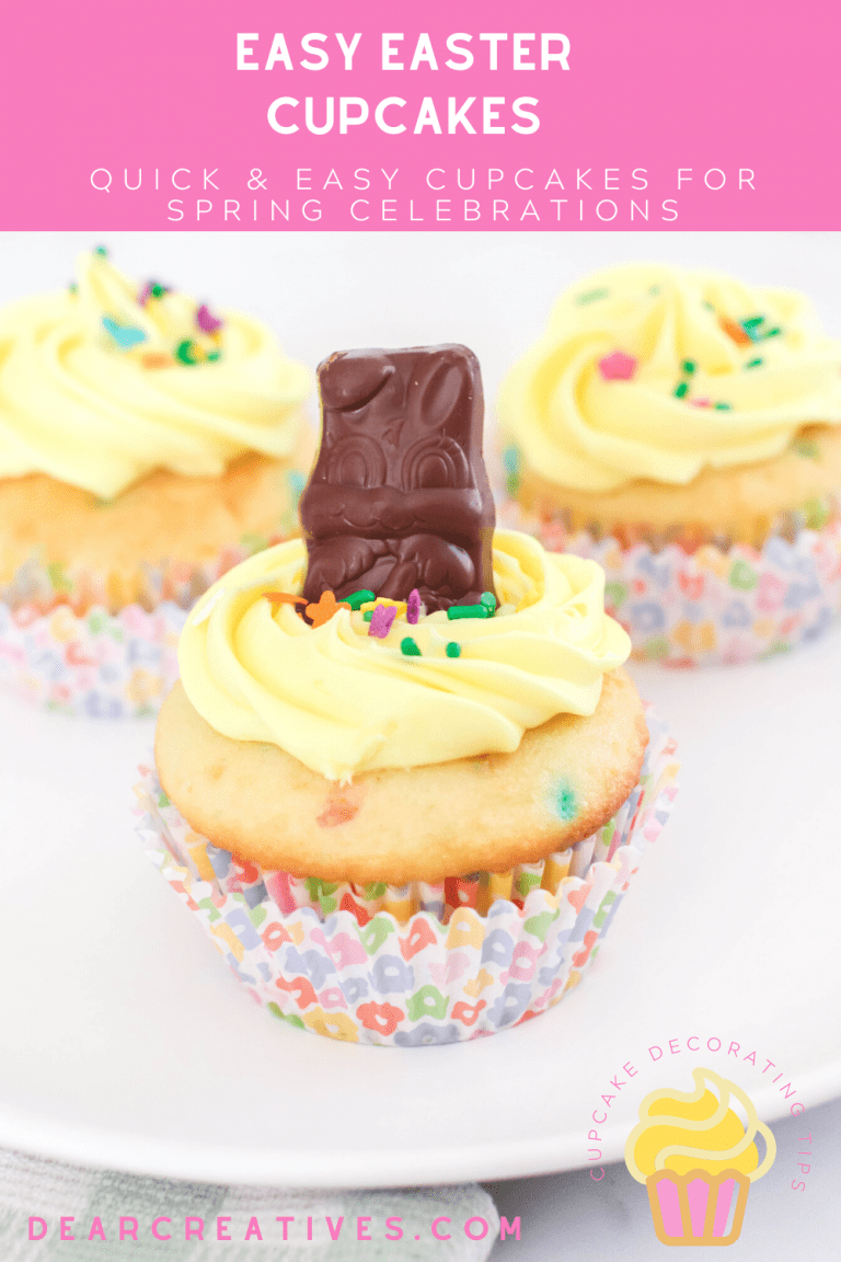 Easy Easter Cupcakes – Bunny & Sprinkles Cupcakes